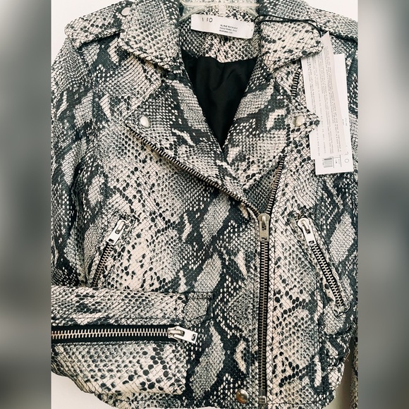 IRO Ashville Jacket in Snake NWT (Size FR34; US 0-2) - Picture 3 of 9
